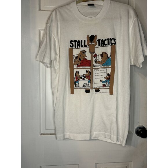 Screen Stars Other - Vintage 1989 Creative Creatures Stall Tactics Comic T-Shirt XL